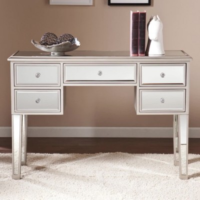 Mirrored best sale desk target