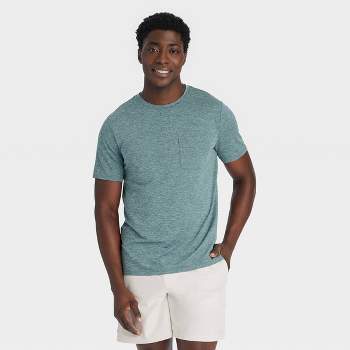 Men's Short Sleeve Performance T-shirt - All In Motion™ Gray Heather M :  Target