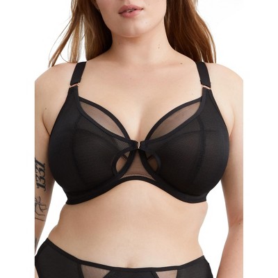 Elomi Women's Kintai Plunge Bra - El301202 40e Black : Target