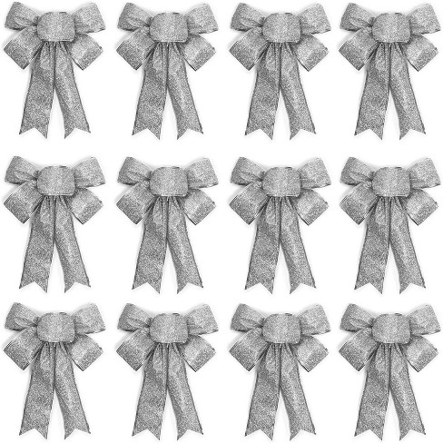 Juvale Twist Tie Bows, Gold Ribbon for Gift Wrapping and Crafts (2.5 x 3  In, 100 Pack)