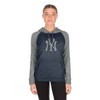 MLB New York Yankees Women's Lightweight Hooded Sweatshirt - 3 of 4