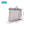 Unique Bargains Unique Handbag Dust Bags,  Purse Storage Organizer  PVC Dustproof Handbag Cover Transparent Purse Protector - 2 of 4