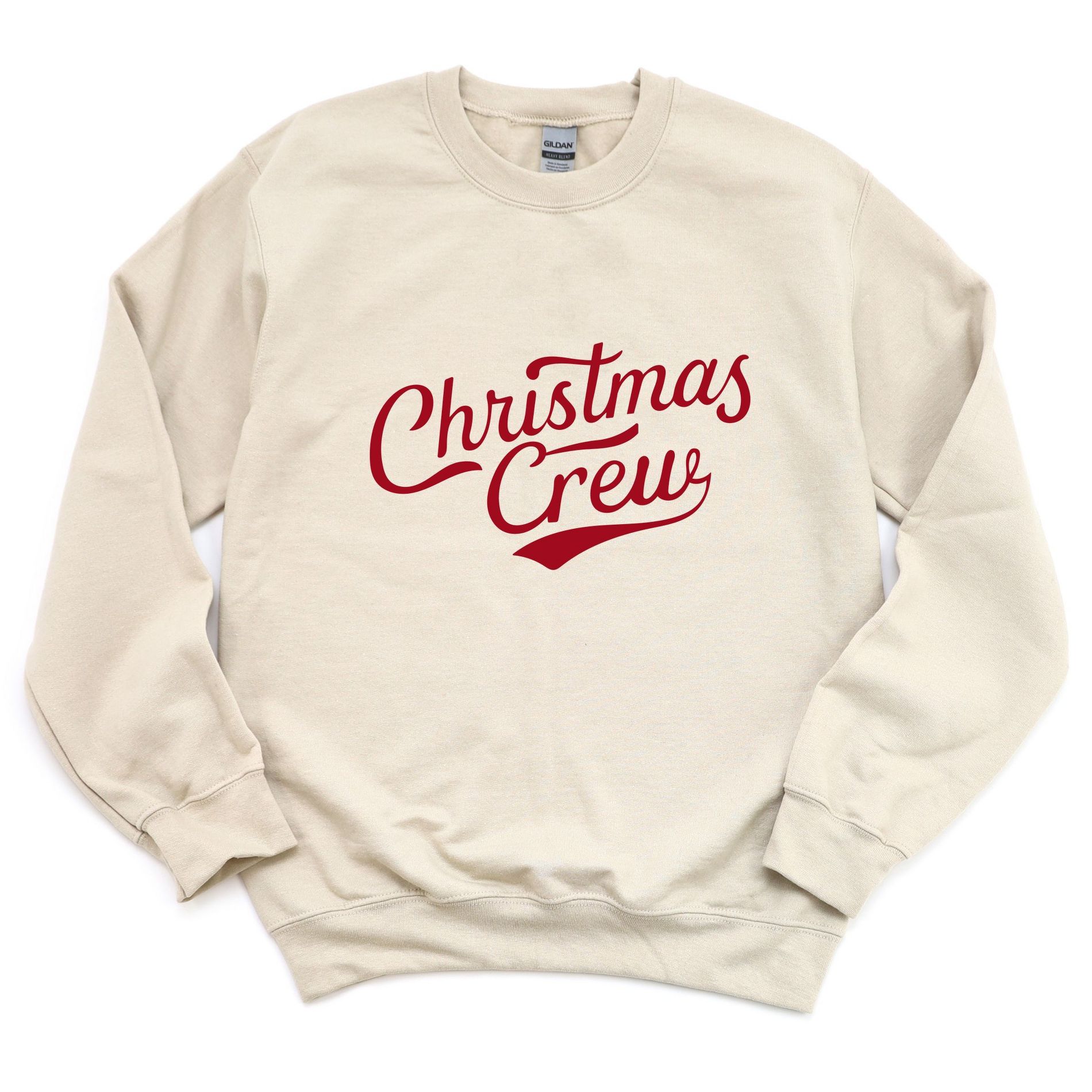 Christmas Crew Cursive - Women's Graphic Sweatshirt