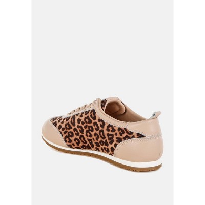 Женские кроссовки Rag & Co Womens Narati Leopard Print Real Leather Sneakers 5 — фото 3