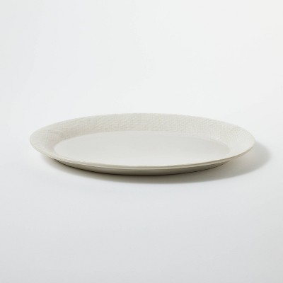 Valentine's Day Wooden Heart Serving Platter White - Threshold™