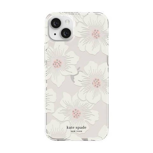 Kate Spade New York Apple Iphone 14 Plus Protective Hardshell Case -  Hollyhock Floral With Stones : Target