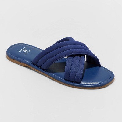 navy blue sandals