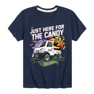 Boys' - Hot Wheels - Halloween Here For The Candy Short Sleeve Graphic T-Shirt - 1 of 4