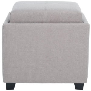 Harrison Single Tray Ottoman - HUD8233 - Safavieh Couture - 1 of 4