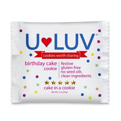 U-LUV Foods Birthday Cake Cookie