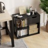 Costway 1/2 PCS 3-Cube Bookcase Organizer with 2-tier Wooden Storage Shelf & Pull-out Drawer - image 4 of 4