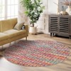 Modern Braided Solid Area Rug Machine Washable Rug - 2 of 4