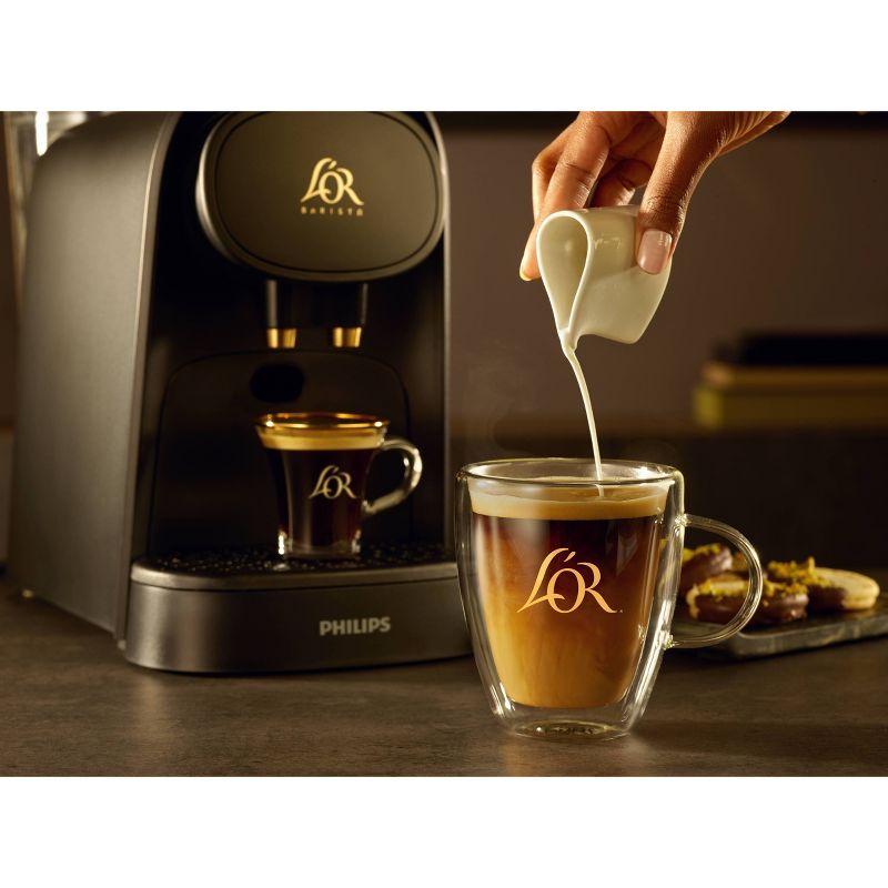 L&#39;OR Barista System Coffee and Espresso Machine with 20 Capsules, 5 of 9