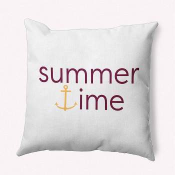 Graphical Beach Throw Pillow w/ Tags