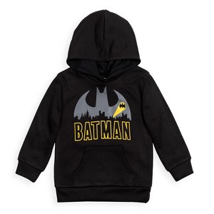 DC Comics Justice League Superman Batman The Flash Fleece Pullover Hoodie Toddler to Big Kid - 1 of 4