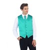 Gioberti Men's Formal 4pc Satin Vest Necktie Bowtie and Pocket Square - 3 of 3