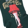 A Christmas Story Leg Lamp Adult Green Casual Crew Socks With 3D Tinsel - 4 of 4
