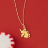 Ross-Simons Child's 14kt Yellow Gold Unicorn Pendant Necklace Size 15 - 2 of 3
