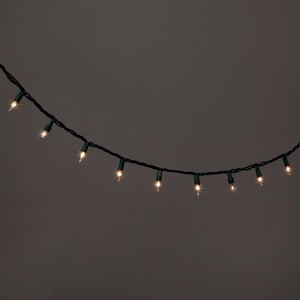 100ct Incandescent Smooth Mini Christmas String Lights with Green Wire - Wondershop™ - 1 of 4