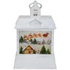 Northlight LED Lighted Santa's Sleigh Christmas Lantern Snow Globe - 10" - 2 of 4