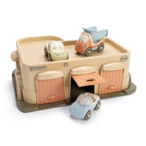 Dantoy: BIO Garage - 4 Piece Playset - Car Garage Set w/ Ramp - 1 of 4