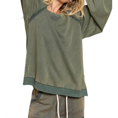 Women's Zoey Criss-Cross Back Sweatshirt - POL