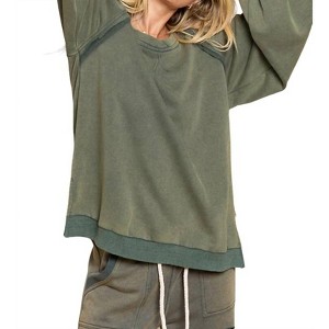 Women's Zoey Criss-Cross Back Sweatshirt - POL - 1 of 3