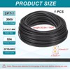 Unique Bargains Tinned Copper Insulated Heat Resistant PVC Covered 300V SPT-1 Round Wire 18AWG - 2 of 4