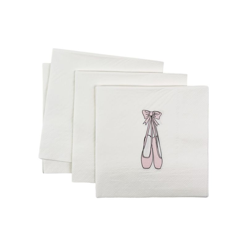 Anna + Pookie Ballerina Disposable Paper Party Napkins 20 Ct., 3 of 4