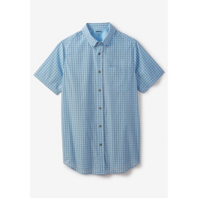 KingSize Men's Big & Tall Short Sleeve Wrinkle-Free Sport Shirt