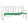 vidaXL Garden Bench Cushion Green 78.7"x19.7"x1.2" Oxford Fabric - 3 of 4