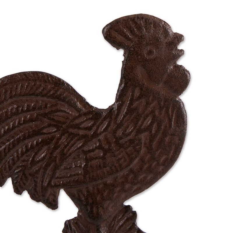 13.75&#34; Iron Rooster Bell Brown - Zingz &#38; Thingz, 5 of 12