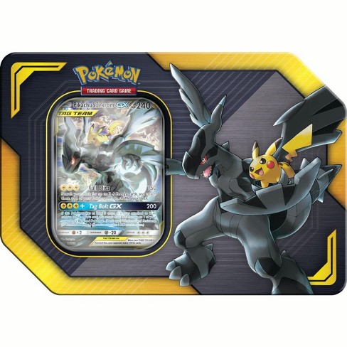 Pokemon 2019 Gx Tag Team Pikachu And Zekrom Gx Collector Tin