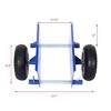 NAYSAYE Hand Truck Dolly Heavy Duty Panel Dolly with Alloy Steel Frame and Pneumatic Wheels for Home and Workshop, Blue, 15.9"*12"*16" - 3 of 4
