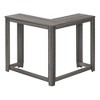 ChicFurnit Console Tables L Shaped Table Accent Table Side Table End Table Modern Design for Living Room, Gray, 35.5"*35.5"*32" - 4 of 4