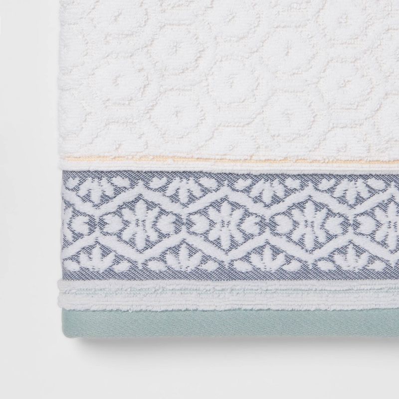 Pattern Filled Stripe Towel Blue - Threshold&#153;, 3 of 8