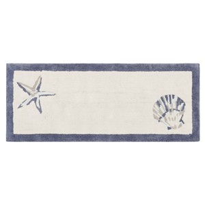 SEVOBAL Bathroom Rugs Bath Mat Rug Home Decor Carpet Shower Mat Non-Skid for Bathtub Side Floor Shower Room Bathroom, Blue, 60"*24"*0.5" - 1 of 4