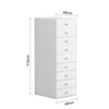 VANITII 9-Drawer Makeup Vanity Storage Unit - 2 of 4
