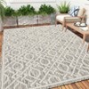 Modern Rug Soft  Non Slip Carpet Low Pile Stain Resistant Floor Cover Geometric Accent  Rug for Living Room Bedroom Nursery - 3 of 4