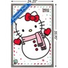 Trends International Hello Kitty: 17 Holiday - Build A Snowman Framed Wall Poster Prints - 3 of 4