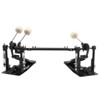 SEVOBAL Drum and Percussion Accessories, Professional Double Bass Drum Pedal with Wool Felt Beaters for Accelerated Speed, Black, 10.63"*10.63"*3.94" - 4 of 4