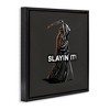 Stupell Industries Slayin' It Grim Reaper Floating Frame Canvas Art - 2 of 4