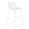 Sapphtopaz Modern Bar Stools PU Cushion Dining Chairs with Curved Back and Metal Legs Counter Height Barstools High Chair for Kitchen Island - 3 of 4