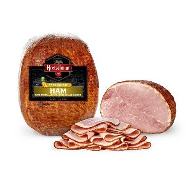 Kretschmar Spiced Pineapple Ham Deli Fresh Sliced - price per lb