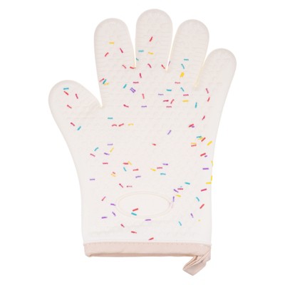Unique Bargains Heat Resistant Kitchen Textiles Soft Lining Silicone Oven Mitt