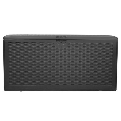 Decksplore Deck Box, Outdoor Storage Box, Patio Gardening Tools, Water and UV Resistant for Patio, Garden, Lawn,