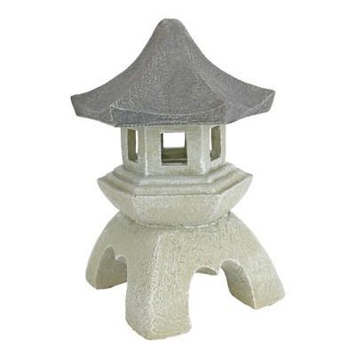 Design Toscano Pagoda Lantern Sculpture - Large, Off-White