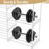 SEVOBAL Storage Organizer 9 Tier Industrial FreeStanding Shoe Racks Entrance Shoe Rack Organizer Shelves Hallways Entryway, White, 11.42"*3.94"*17.32" - 4 of 4