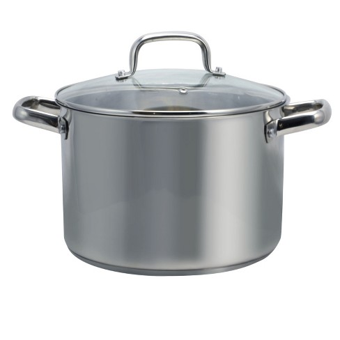 Flare 6 qt Stock Pot with glass lid