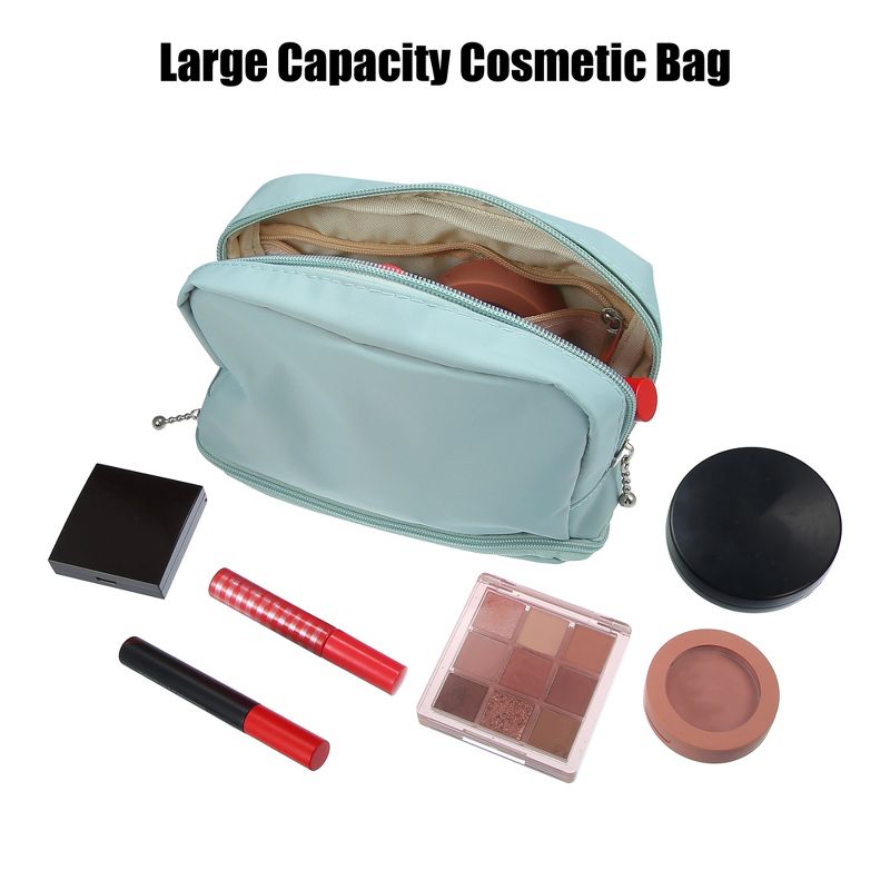 Unique Bargains Women's Travel Cosmetic Makeup Storage Bag 6.89"x2.76"x4.72" 1 Pc, 5 of 7